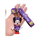 Feminino Bonito Disney Mickey Mouse Chaveiro Anime Minnie Figura Boneca Chaveiro Casal Saco Pingente