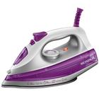 Ferro a Vapor Mondial FVN-01-P com Spray e Base Cerâmica Diamante Branco/Roxo - 127 v