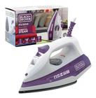 Ferro Black E Decker A Vapor Fx1000-br Branco/roxo 127v