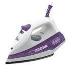 Ferro de Passar a Vapor Black Decker FX1000 Antiaderente Branco/Roxo