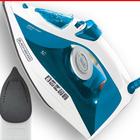 Ferro de Passar Roupa Black Decker a Vapor 1200w FX2100-BR Branco e Azul Base antiaderente