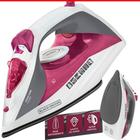 Ferro de Passar Roupa Black Decker a Vapor 1200w FX2200-BR Branco e Rosa Base antiaderente