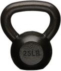 Ferro fundido Kettlebell Amazon Basics 11,3 kg/25 libras preto