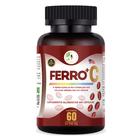 Ferro + Vitamina C Quelado Premium 60 Cápsulas - Fits Life