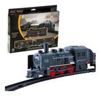 FERRORAMA TREM ELETRICO MAQUINA LOCOMOTIVA COM TRILHOS E VAGOES GRANDE  12,5X17,5CM 20PÇS CLASSIC TRAIN : : Brinquedos e Jogos