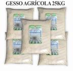 Fertilizante Gesso Agricola Pacote 25Kg Sulfato Calcio Adubo - AGROADUBO