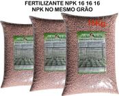 Fertilizante npk 16 16 16 no mesmo grão 15kg uso em culturas em geral