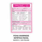 Ficha de Anamnese Facial Estética Mais Completa 100 folhas