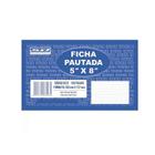 Ficha Pautada 5x8 100 Fls Papel Offset 150g (203mm x 127mm)