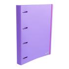 Fichario Caderno Argolado PP Full Color Roxo Dello A4