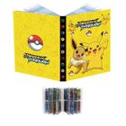 Fichário Pikachu Porta cards Pokemon comporta 240 cartas