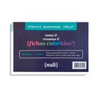 Fichas Coloridas 4 X 6 150g/m2 Quadriculada