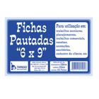 Fichas Pautadas 6''x9'' com 100 folhas - Tamoio