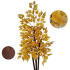 Ficus Amarelo Planta Artificial Sem Vaso Decoração Sala