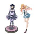 Figura Anime 12cm - Roupa de Empregada Preta - Kitagawa Marin & Shizuku Kuroe