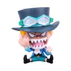 Figura Anime Kawaii One Piece - Luffy e Zoro (8-10cm) - Modelo Q-Version