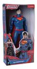 Figura Articulada Superman 35cm Capa De Tecido Com Som E Nf