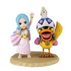 Figura colecionável Banpresto One Piece Log Stories Vivi e Karoo