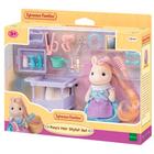 Figura com Acessório - Sylvanian Families - Cabeleireiro da Pônei - Epoch Magia