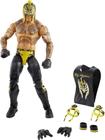 Figura de Ação Elite Rey Mysterio de 6 polegadas da WWE MATTEL com Articulações de Luxo para Poses e Brincadeiras, Detalhes Realistas, Roupa Autêntica de Ringue e Acessório - Multi, GVC01