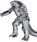 Figura de ação TWCare MechaGodzilla Mecha Godzilla vs Kong