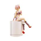 Figura de Anime PVC Kawaii - Modelo de Menina com Avental - 17cm