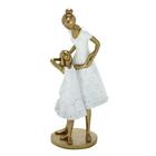 Figura Decorativa Mãe E Filha 23 X 9 X 8 Cm - espressione