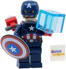 Figura LEGO Super Heroes Capitão América com Jetpack e Acessórios