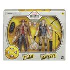 Figura Marvel Legends Series X-Men Logan e Hawkeye HQ E9296