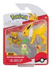 Figura Pokemon Battle Pack Abra Chikorita E Jolteon 2603 - Sunny