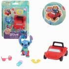 Figura Stitch c/ Veiculo e Acessórios Disney Stitch Sunny