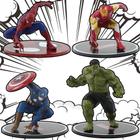 Figuras de Ação de Super-heróis - Homem-Aranha, Homem de Ferro, Capitão América, Hulk e War Machine