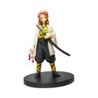 Figuras de Ação Demon Slayer - Tanjiro, Nezuko, Zenitsu e Inosuke - PVC Kimetsu No Yaiba