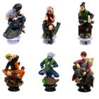Figuras Naruto Kit 6 peças Anime 8cm