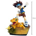 Figure Digimon Adventure - Taichi Kamiya E Agumon - G.e.m. Series - Edicao 20º Aniversário Ref.: 828058 - MEGAHOUSE