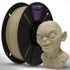 Filamento PLA Bege Caucasiano Velvet Premium 1Kg, Com Efeito Fosco, 1,75mm, Para Impressora 3D - Voolt3D Oficial