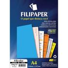 Filipaper Filicolor 180g/m² (50 folhas azul ) A4 FP03416 - Filiperson