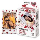 Filme Fotográfico Fujifilm Instax Mini Heart Sketch - 10 Fotos