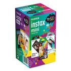 Filme Fujifilm Instax Color 3 Packs c/ 10 Poses - Sky Blue, Rainbow e Black