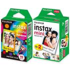 Filme Fujifilm Instax Mini Polaroid Branco 20 Fotos + Rainbow 10 Fotos 54x86mm Para Instax Mini 7 8 9 11 LiPlay
