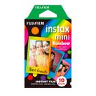 Filme Fujifilm Instax Mini Rainbow 10 Fotos, 54 X 86 mm, ISO 800