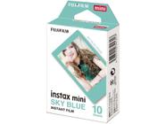 Filme Instantâneo Fujifilm Instax Mini Sky Blue - com 10 Poses