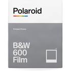 Filme original polaroid b&w 600 film c/8 fotos instantâneas - polaroid