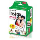 Filme Papel Fotográfico Polaroid Fujifilm Instax Mini 20 Fotos 54x86mm p/ Instax Mini 7, 8, 9, 11 Mini Link LiPlay Share