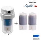 Filtro Agua Multiuso AP200 Transparente Aqualar 3M + 2 Refil EXTRA