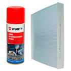 Filtro Ar Condicionado Bosch Aircross 2010 A 2015 + Spray