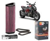 Filtro Ar K&n esportivo Diavel Carbon 1200 2014 2015 2016