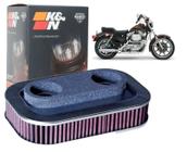 Filtro Ar K&n HD XLH 883 Sportster Deluxe 1989 1990 91 1992