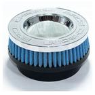 Filtro ar tela protetora duplo fluxo 100mm azul (rc016az) race chrome