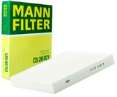 Filtro cabine cu26021/1 filtros para carros de passeio, melhora o seu conforto e sua saude - Mann